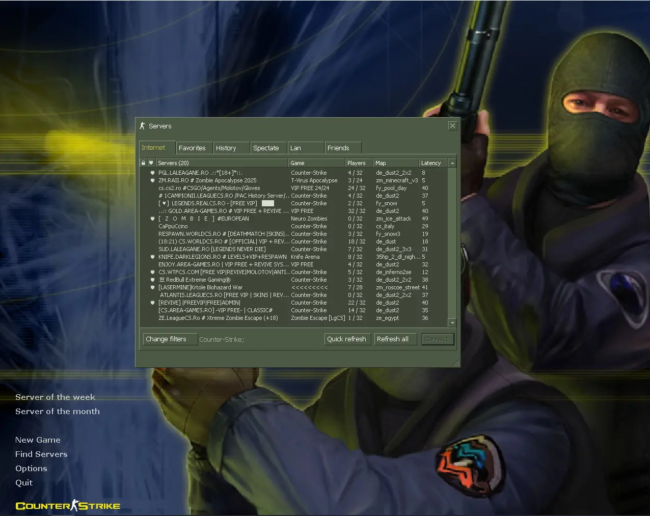 CS 1.6 Build 4554 Enhanced Menu Interface
